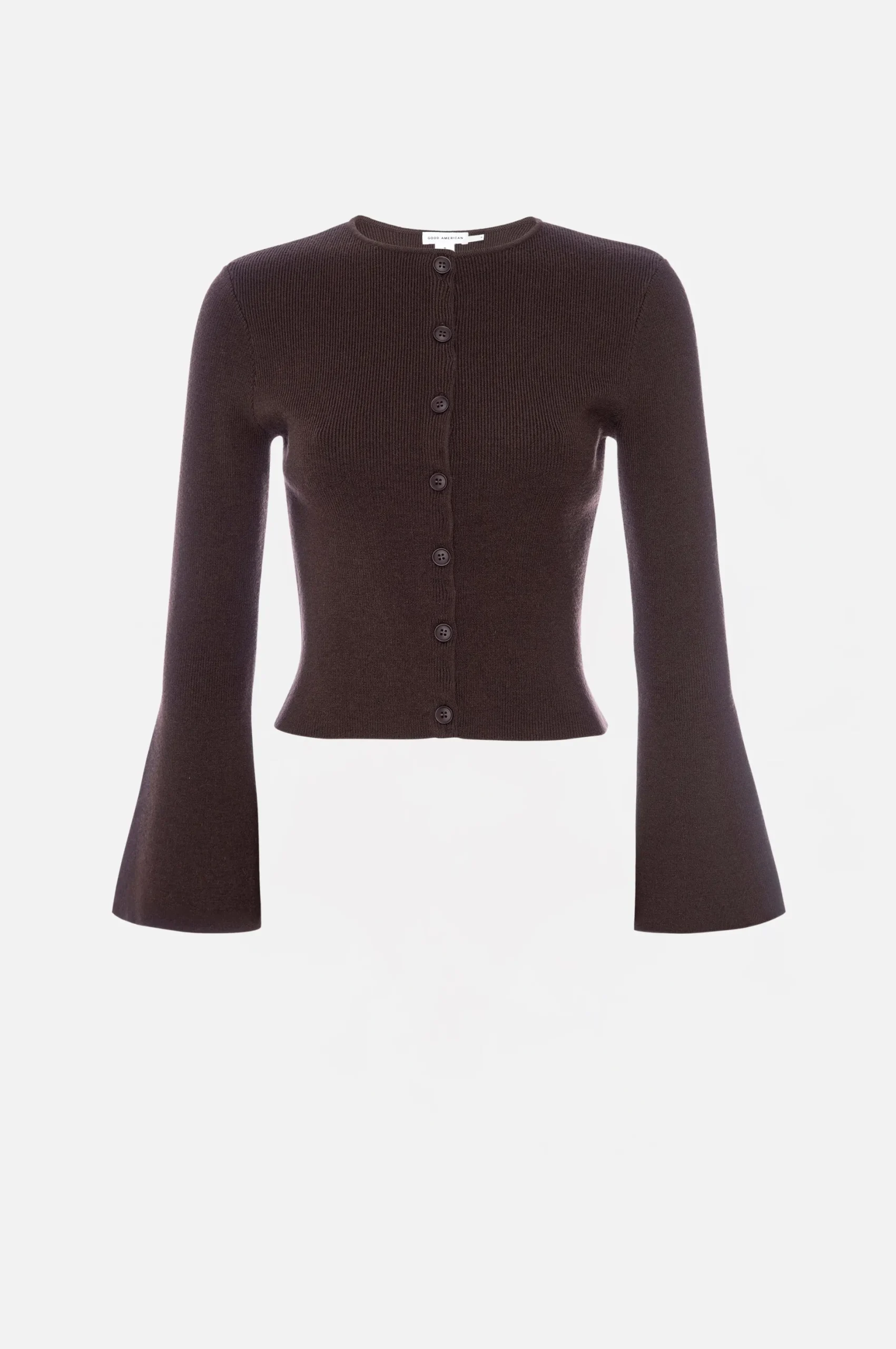bell sleeve knit cardigan