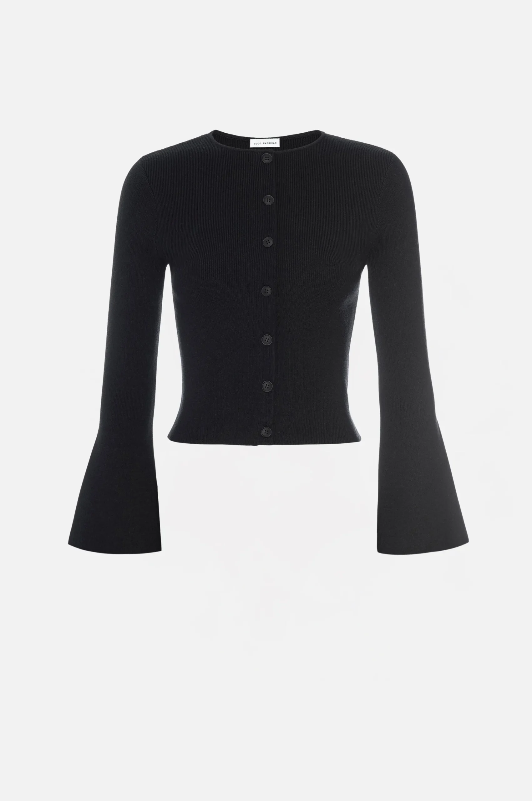 bell sleeve knit cardigan