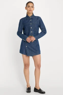 denim cropped jacket