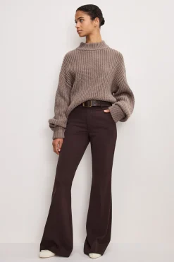 essential suiting flare trousers