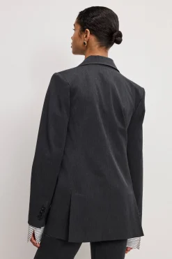 essential suiting oversized double breasted blazer