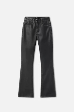 good classic bootcut faux leather pants
