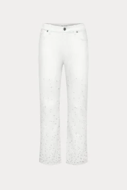 good icon straight ankle pearl jeans