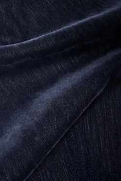 good icon straight flocked denim jeans