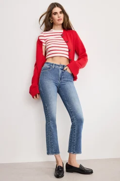 good legs cropped mini boot jeans