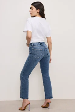 good petite straight compression jeans