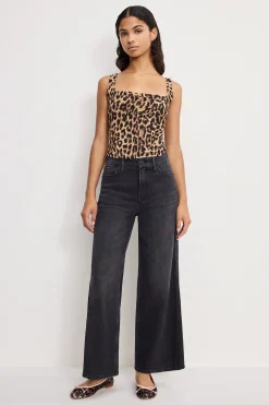 good skate cropped wide jeans