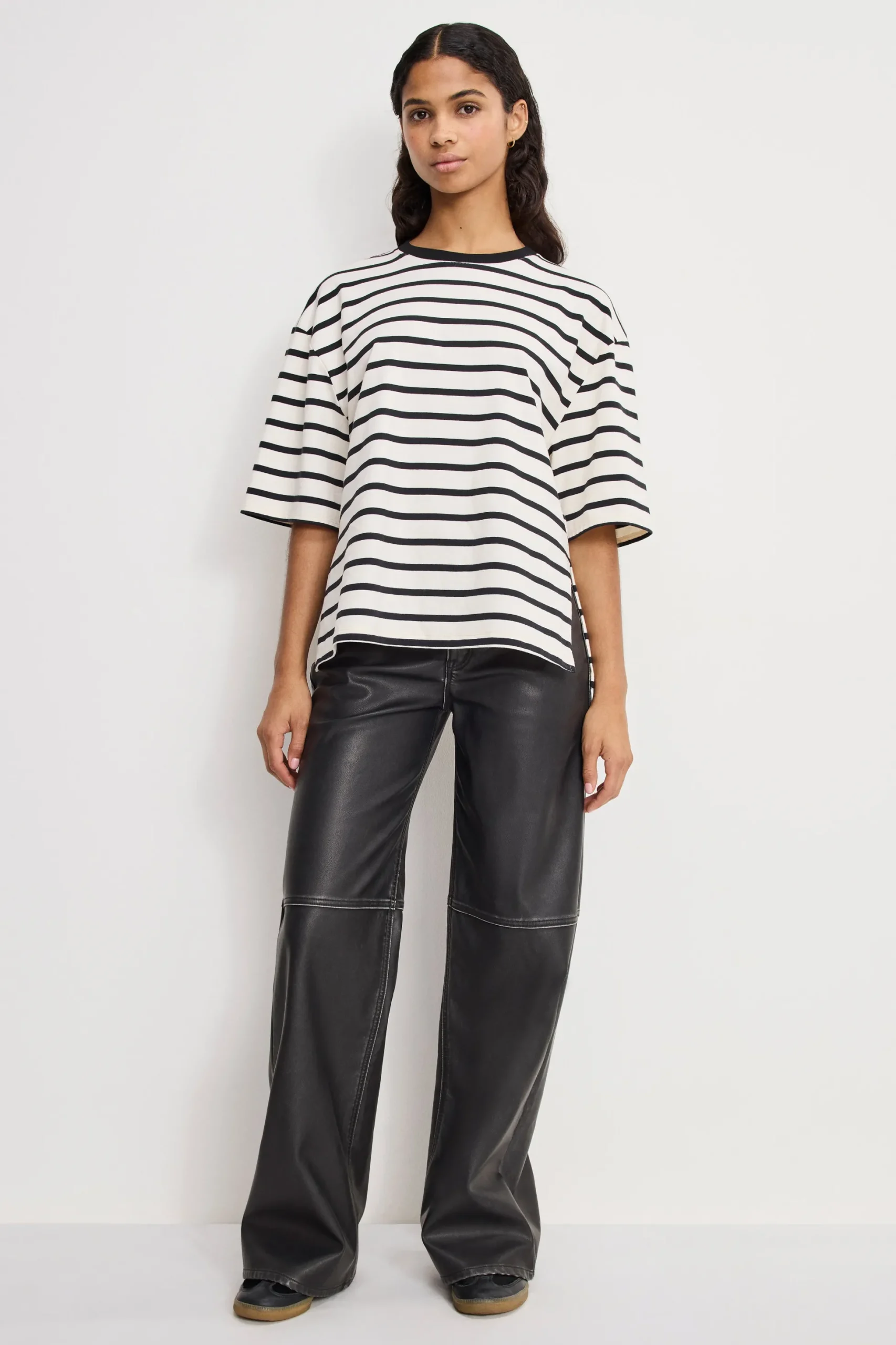 good skate faux leather pants