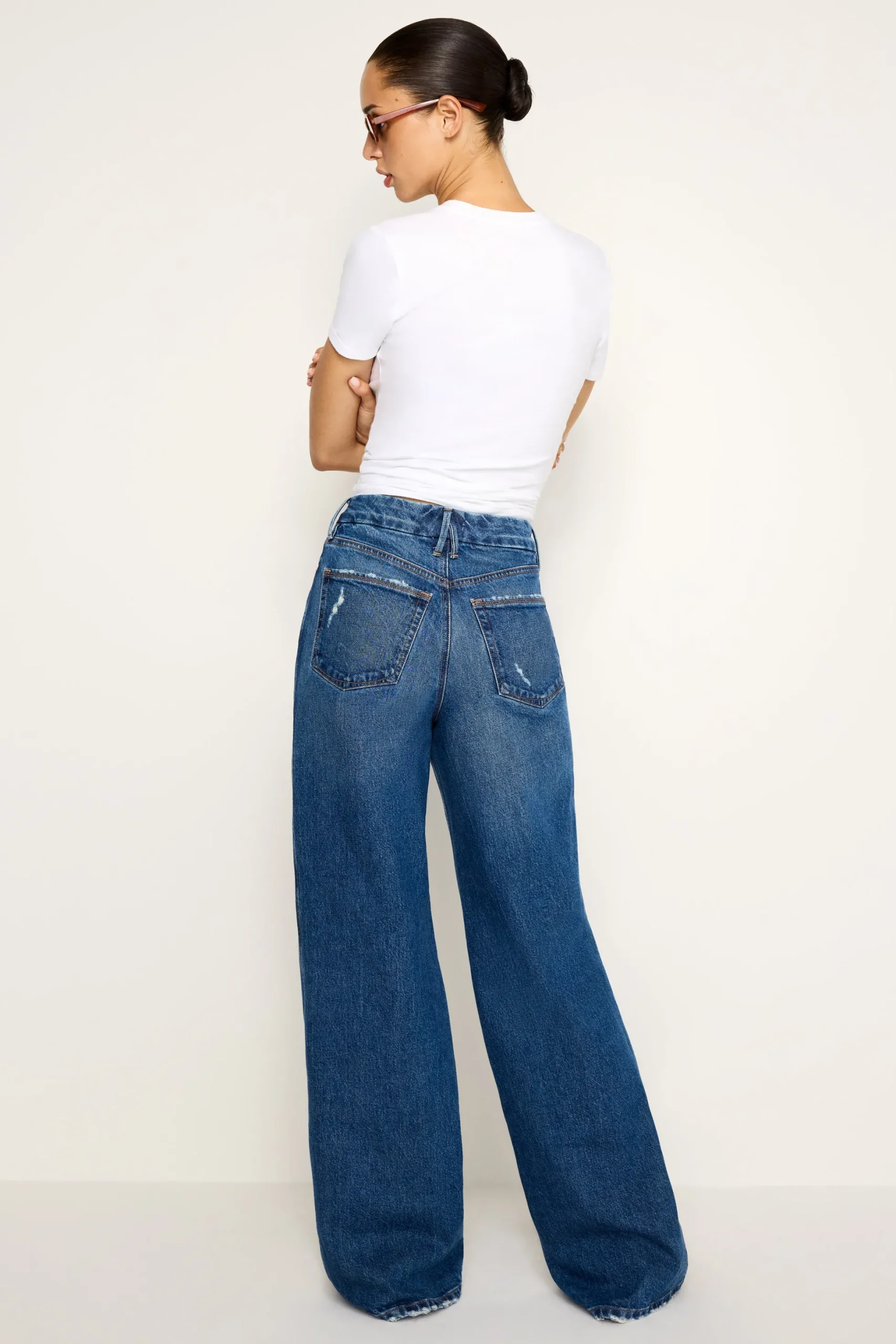 good skate wide leg jeans