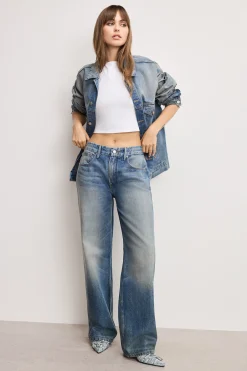 good 90s relaxed coated jeans