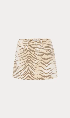 good 90s tiger mini skirt