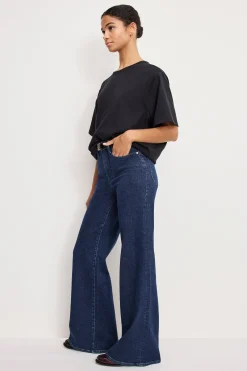 good waist palazzo jeans