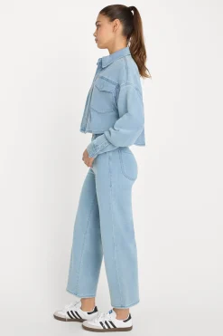 jeanius crop palazzo
