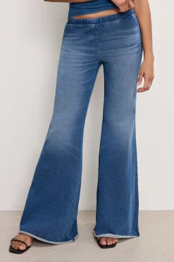 jeanius pull on flare leggings