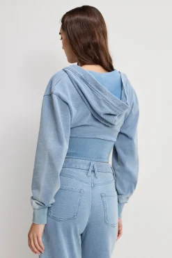 jeanius zip up hoodie