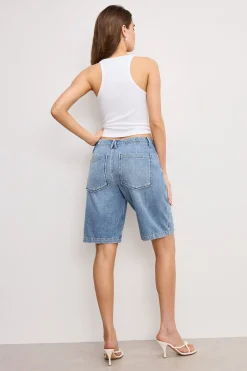 lite linen bermuda short