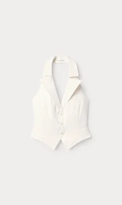 luxe suiting halter vest