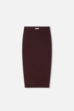 matte jersey midi pencil skirt