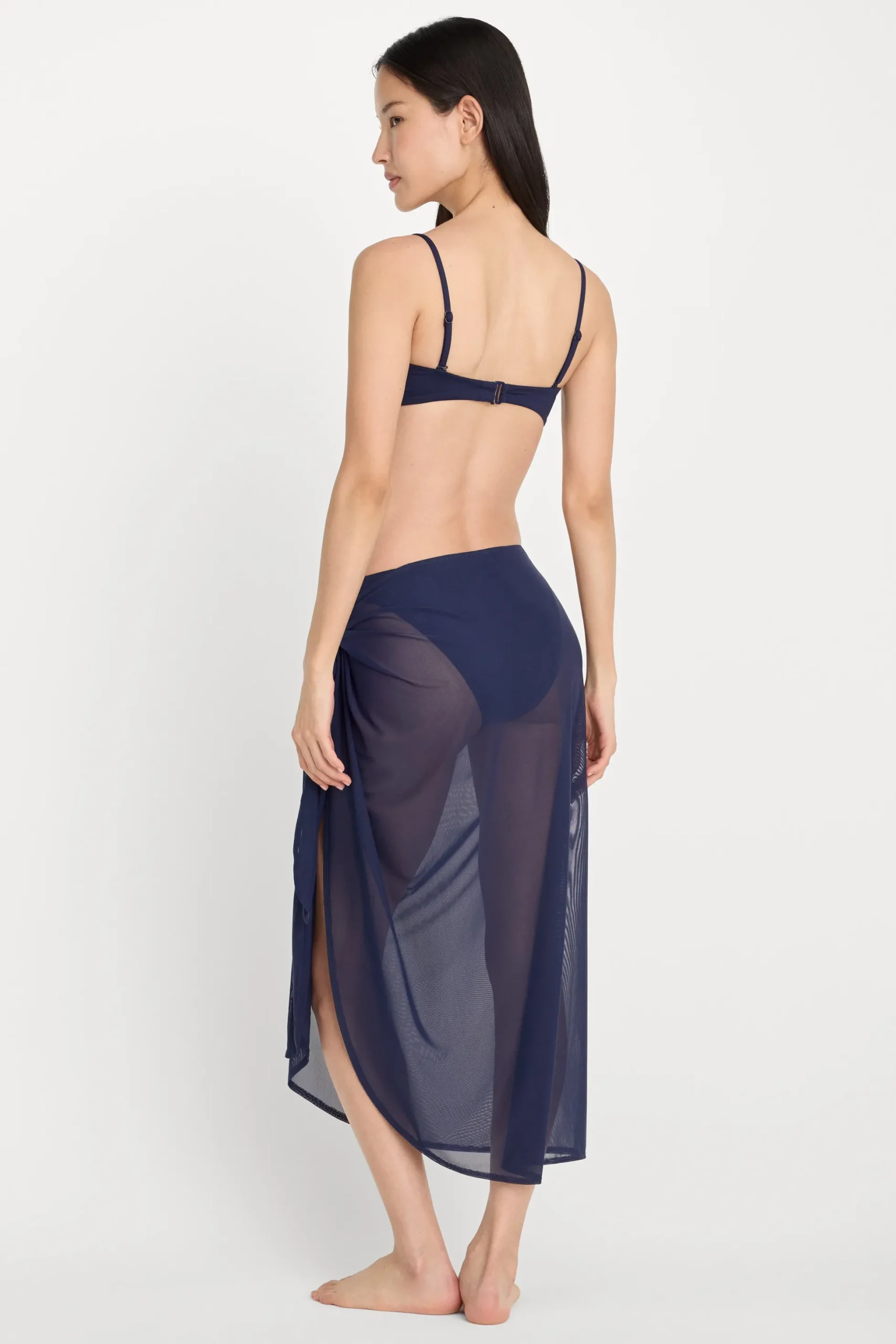 mesh midi sarong