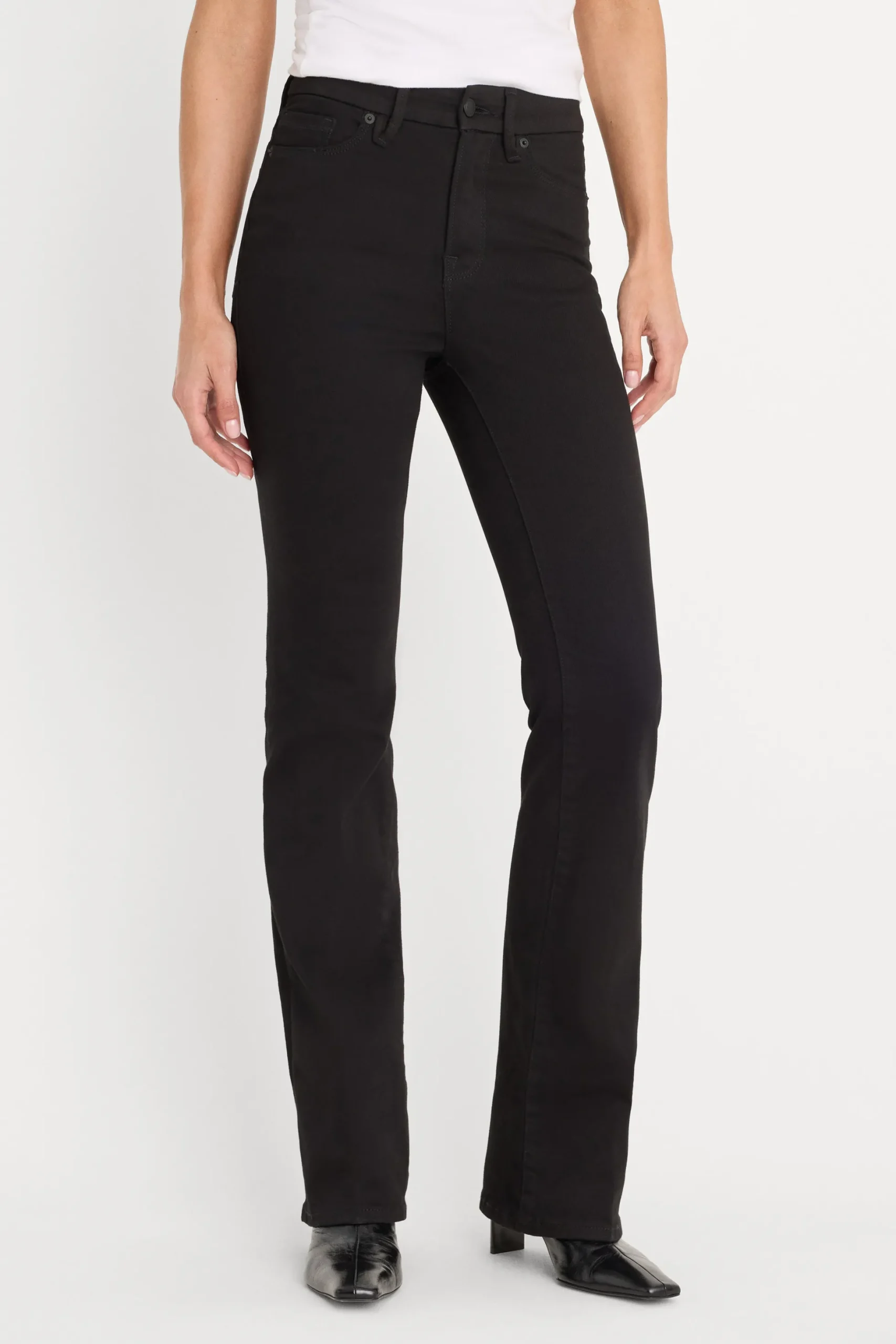 never fade good classic slim bootcut jeans