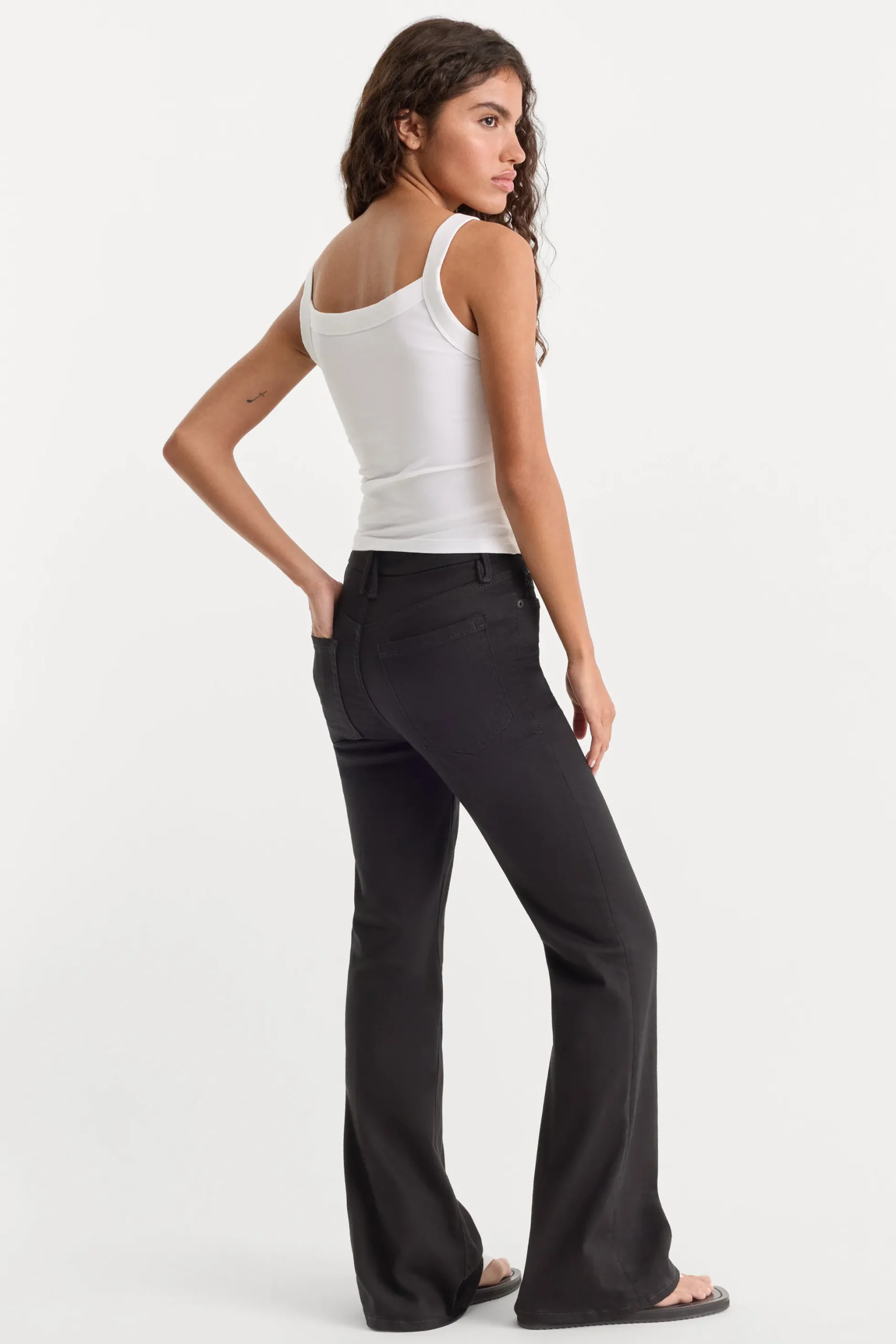 never fade good petite flare jeans