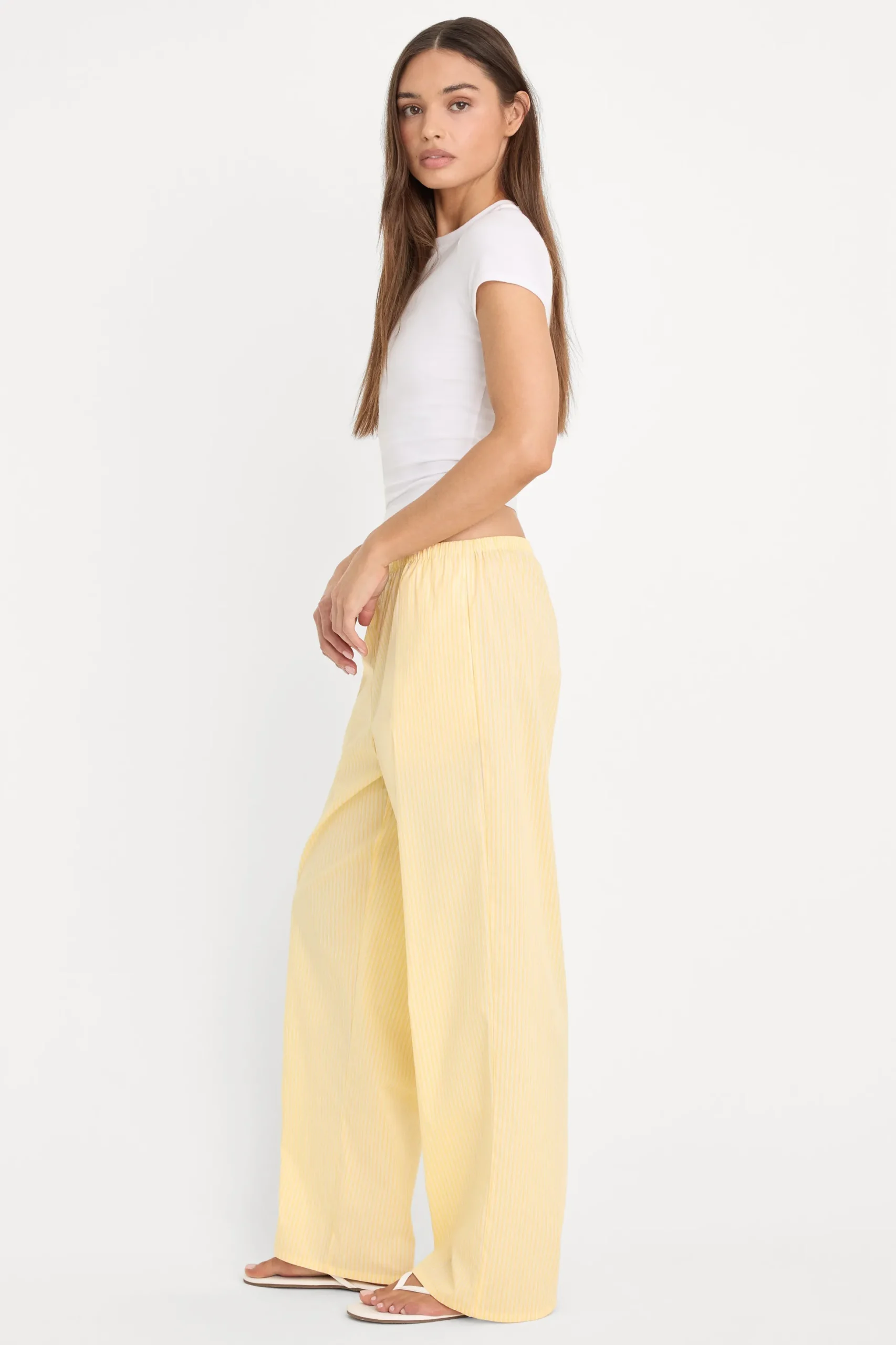 poplin pull on pants
