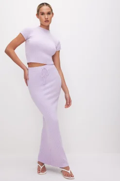 ribbed terry tee