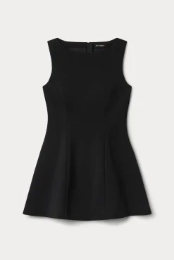 soft stretch ponte mini dress