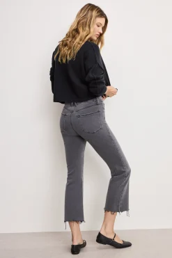 soft tech good legs cropped mini boot jeans