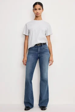soft tech good legs flare jeans