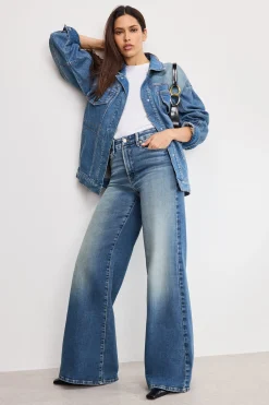 soft tech good waist palazzo jeans