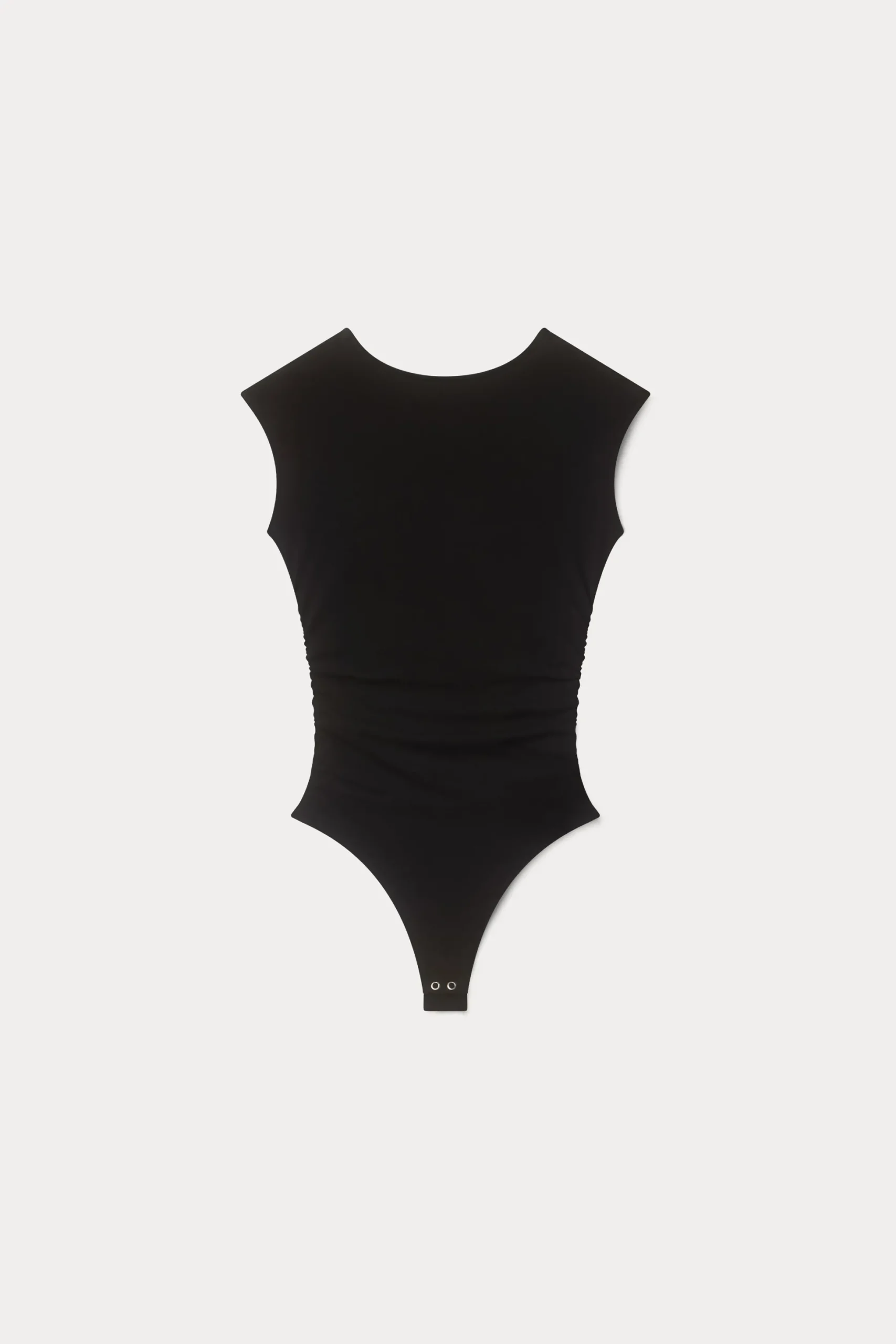 super stretch open back body suit