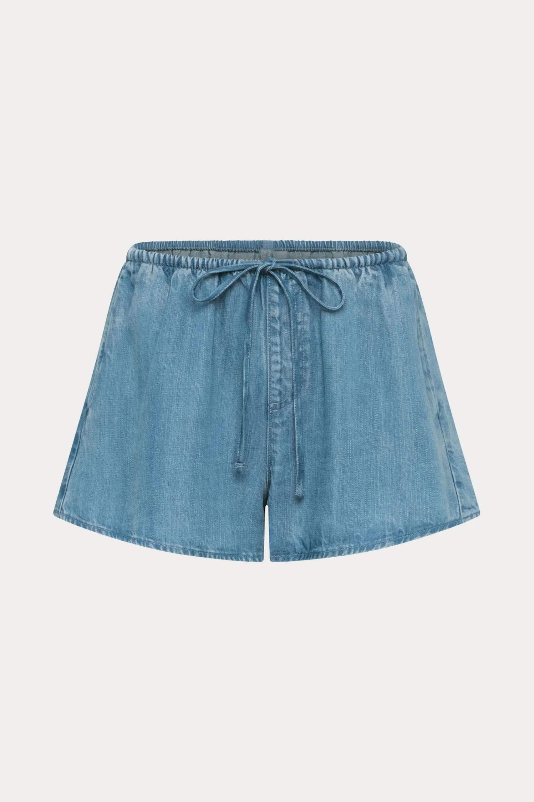 the denim pull on short