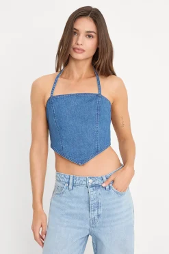 the denim recess top