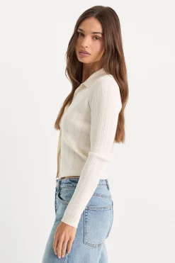 the ladder rib cardigan