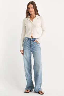 the ladder rib cardigan