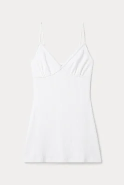 the pointelle mini dress