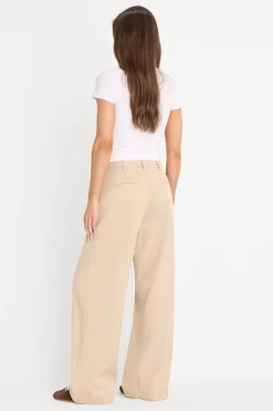 the seamed wide leg trouser