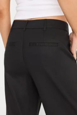 the wide leg linen trouser
