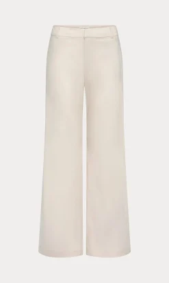 the wide leg linen trouser