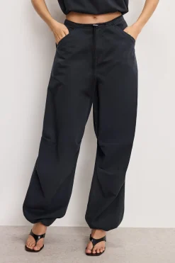twill parachute pants