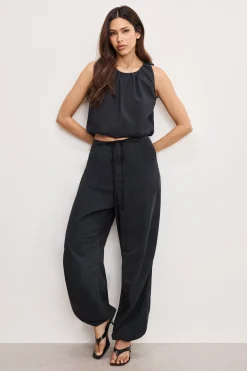 twill parachute pants