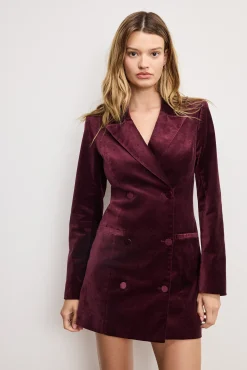 velvet exec dress