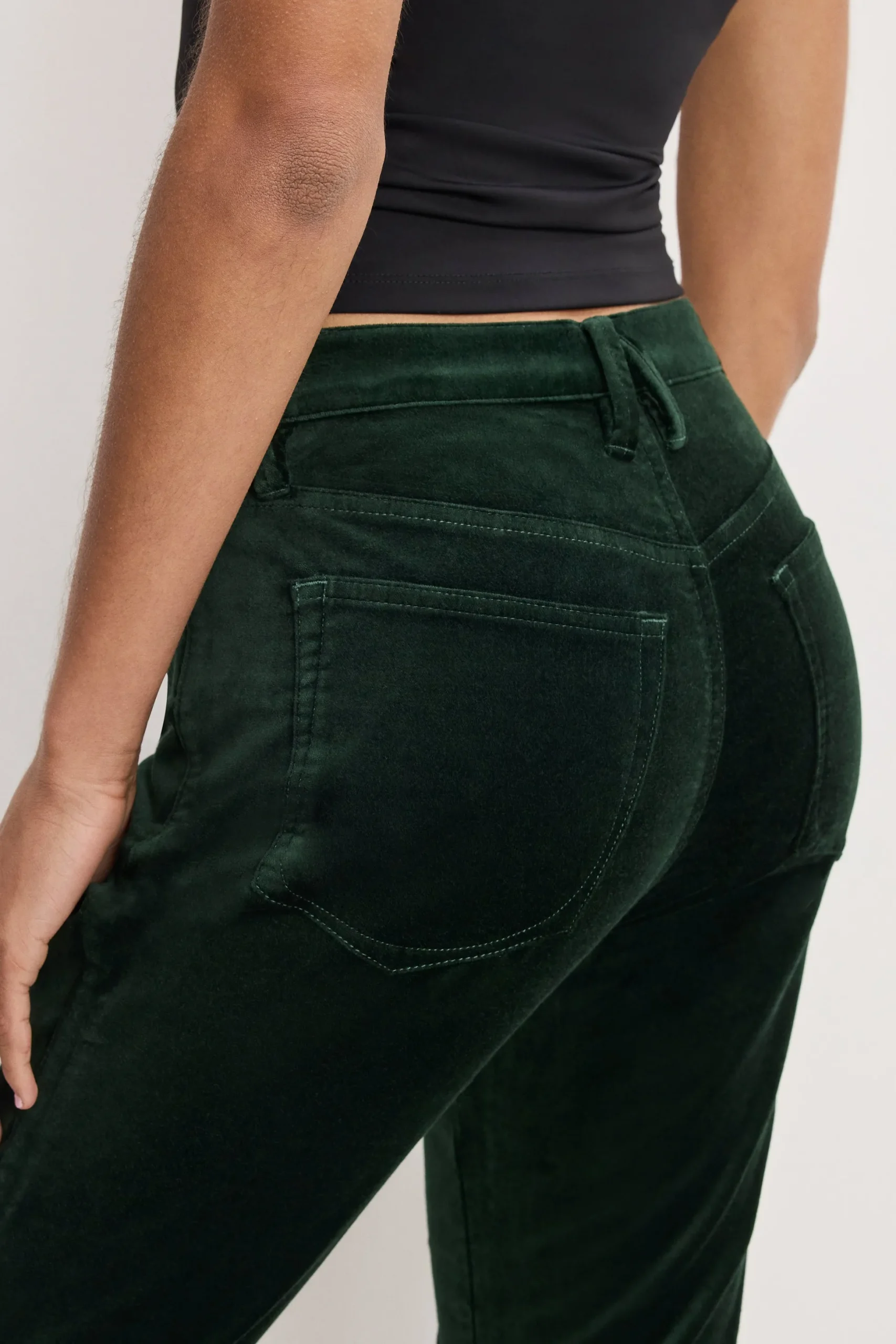 velvet good high rise kick flare pants