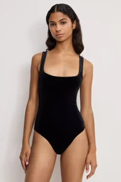 velvet modern tank bodysuit