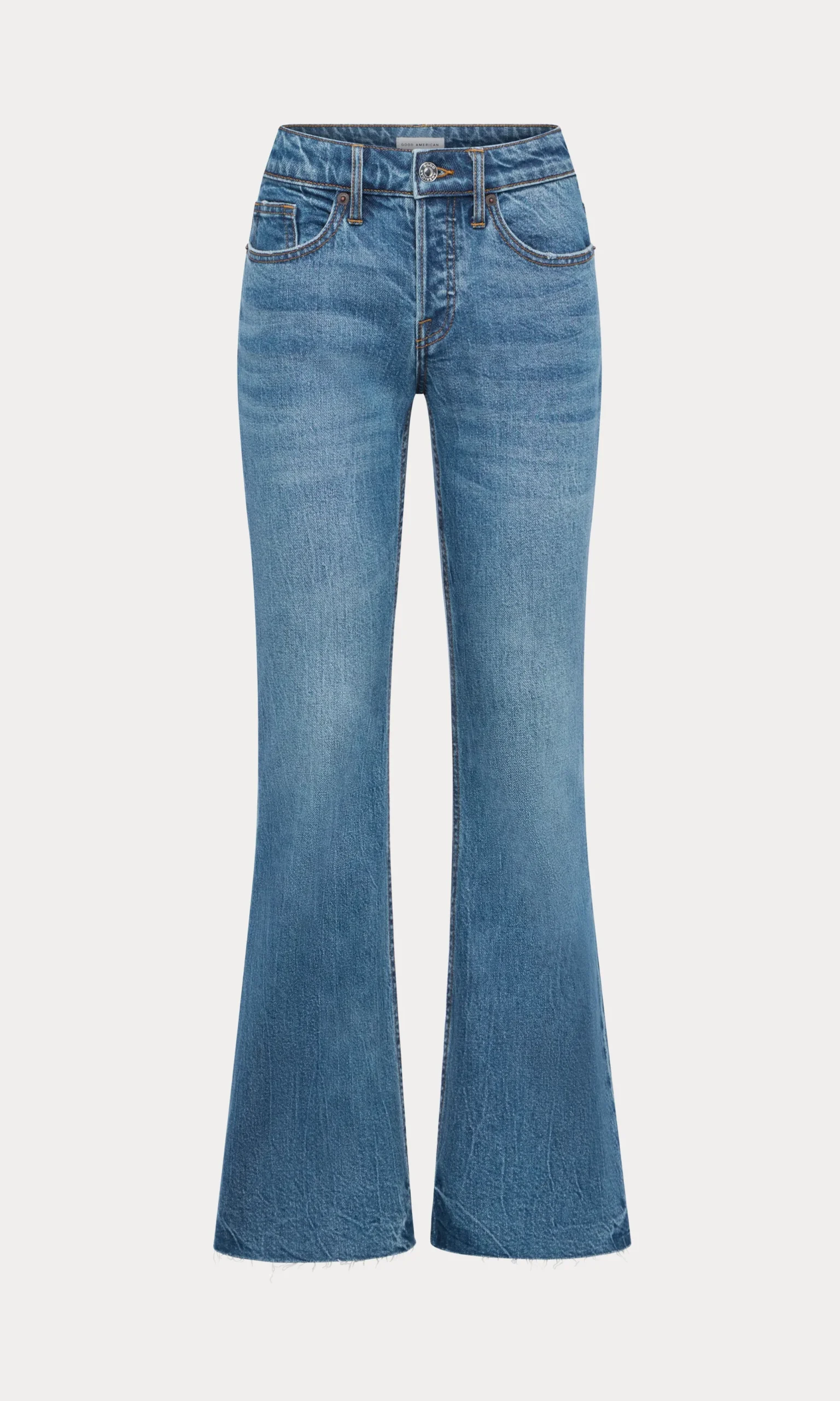 vintage low relaxed flare jeans